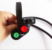 3 en 1 Luz de Señal de Vuelta & Horn Interruptor Eléctrico 7/8 “” manillar Para la Bici de La Bicicleta