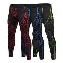 Новинка, компрессионные колготки с 3D принтом, штаны для бега, Мужские штаны для футбола, тренировок, фитнеса, занятий спортом, леггинсы для спортзала, пробежки, брюки, спортивная одежда