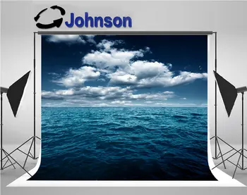 

sea ocean clouds night backdrops Vinyl cloth High quality Computer print wall background