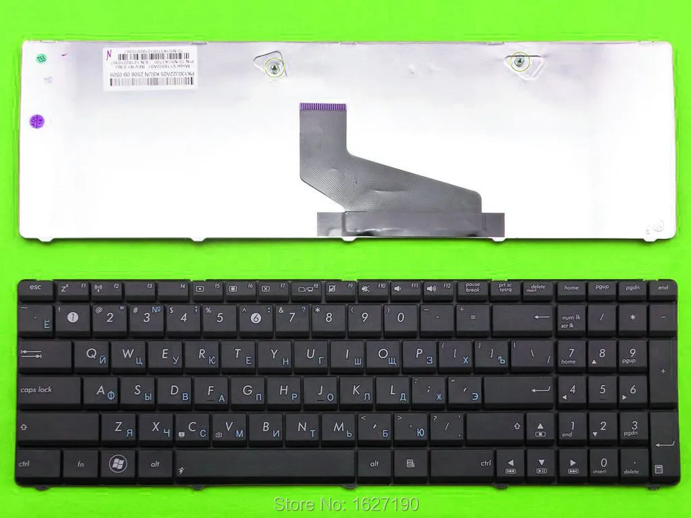 

Новая русская клавиатура для ноутбука ASUS K53T, черная Русская клавиатура для ноутбука V118502AS1 PK130J22A05 70-N5I1K700