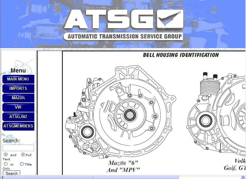 Программное обеспечение для ремонта авто ATSG(автоматическая трансмиссия сервисная группа информация по ремонту) руководство по ремонту диагностическое программное обеспечение