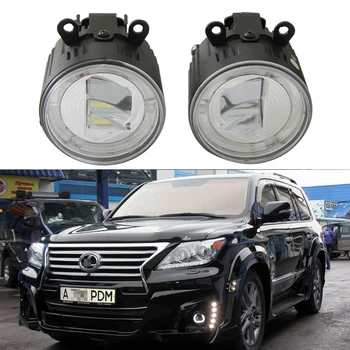 

2x Front LED fog lights Lamps For Lexus IS II 10/2005 LX570 11/2007 RX 04/2009 Drl Led Daytime Running Light Lamp Car styling