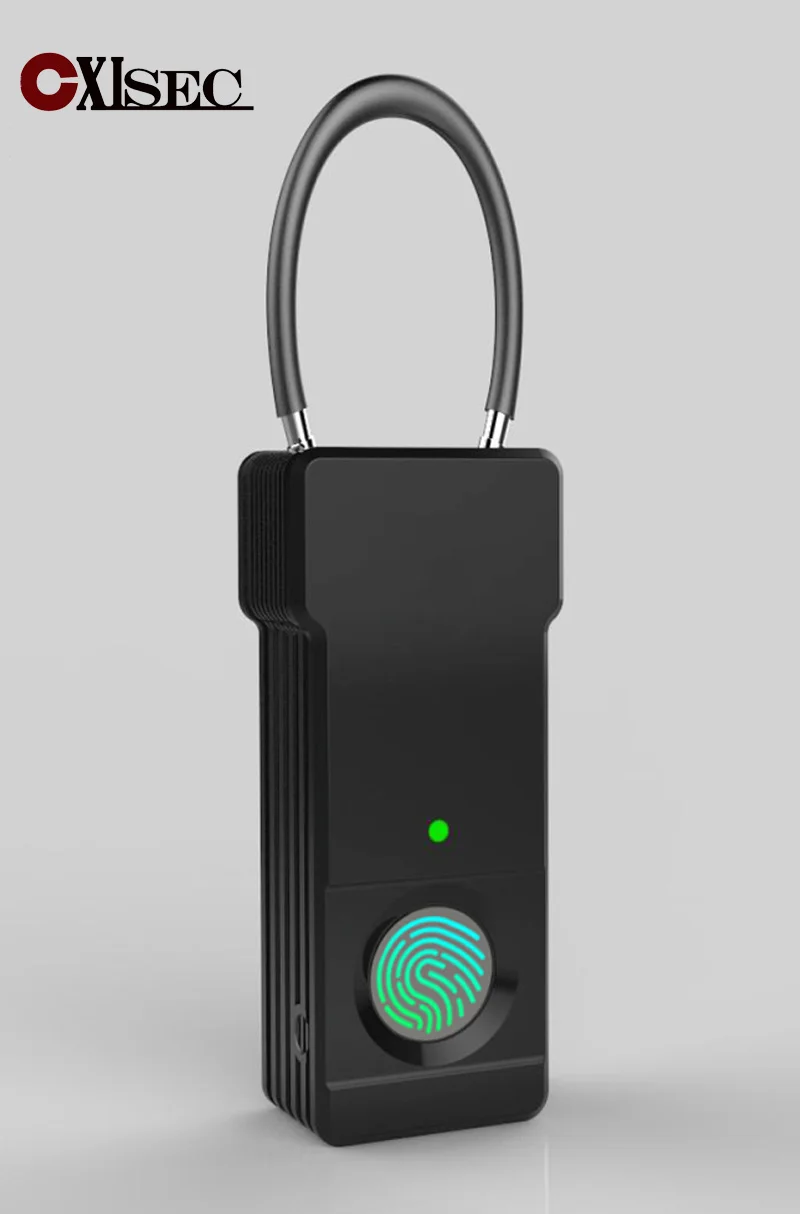 

Fingerprint Lock USB Rechargeable Smart Lock Keyless Waterproof Anti-Theft Security Padlock Door Luggage Case Lock