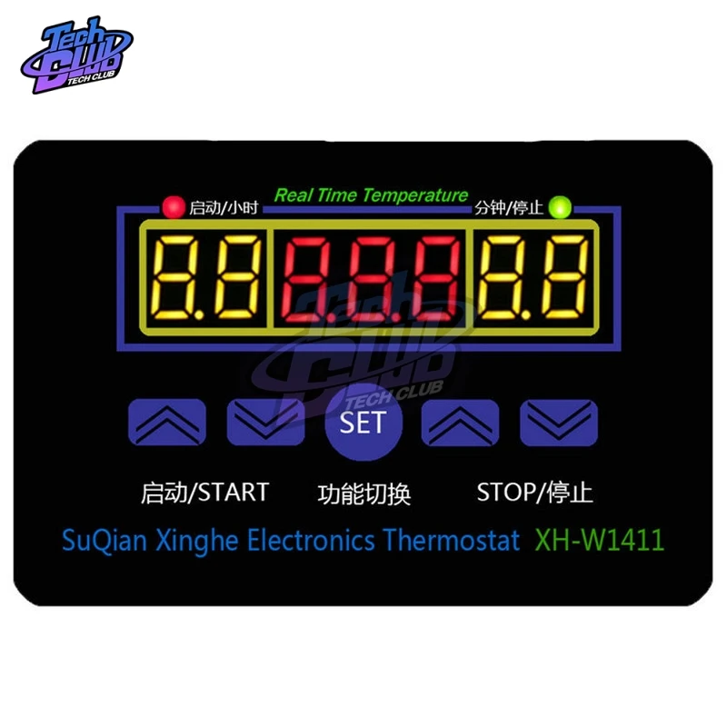 XH-W1411 High Precision Digital Thermostat Controller DC 12V AC 110V 220V 10A LED Digital Multifunction Temperature Regulator
XH-W1411 High Precision Digital Thermostat Controller DC 12V AC 110V 220V 10A LED Digital Multifunction Temperature Regulator