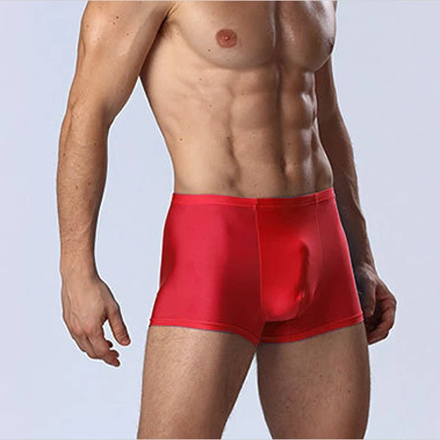 Ice silk polyamide men's underwear men's pants breathable ultra thin