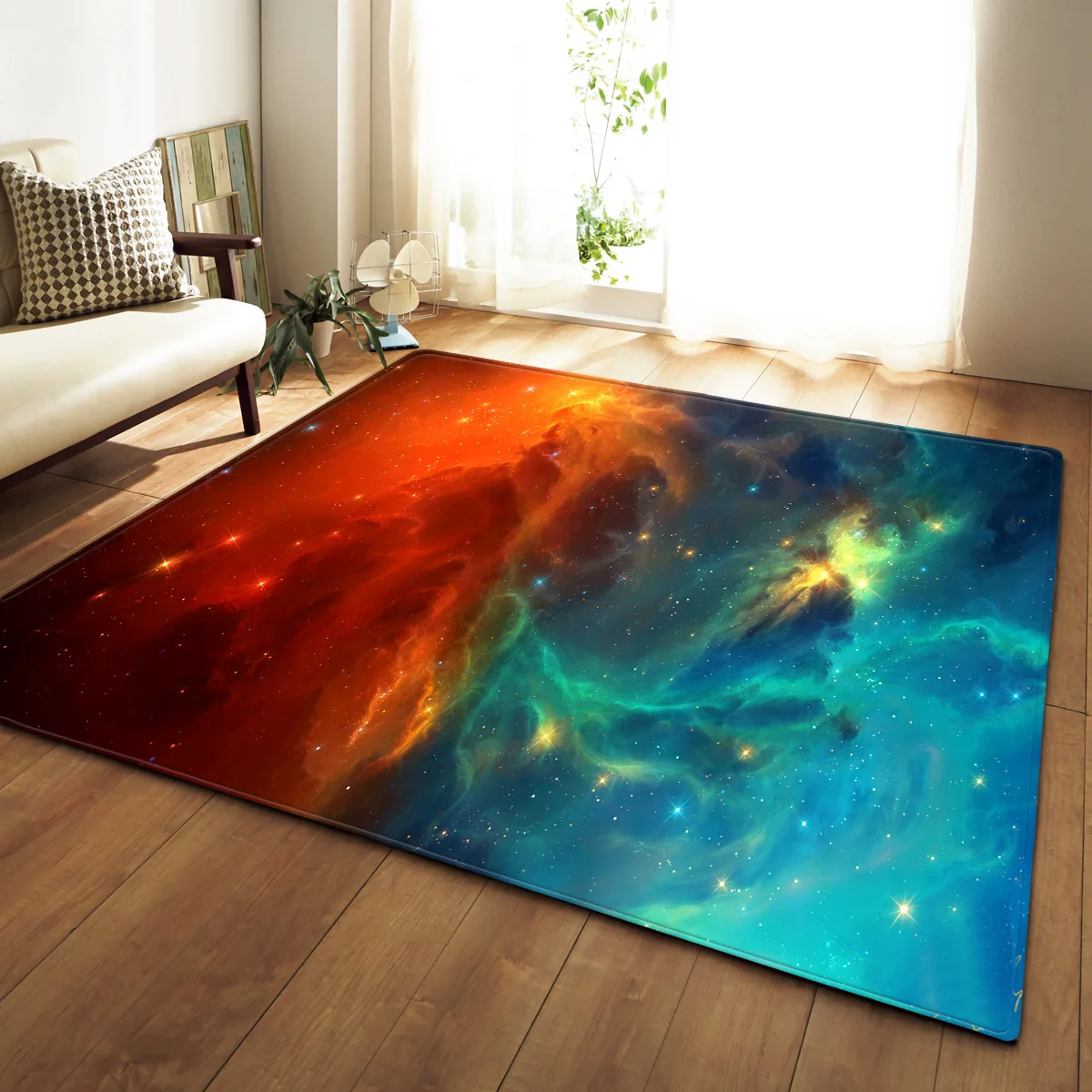 Dream Galaxy Космические звезды 3D ковры для гостиной спальни коврики для чайного стола мягкие фланелевые гостиной большой размер декоративный ковер - Цвет: 12