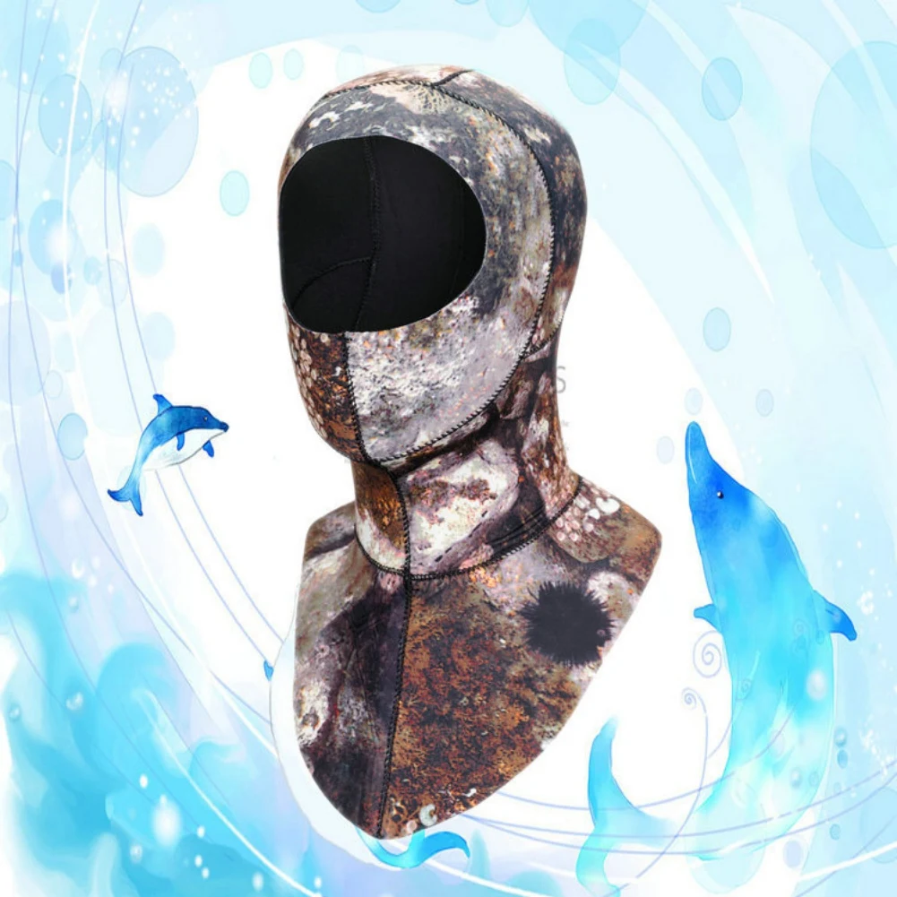 2019 3 мм шапочка для дайвинга с плечом для подводной охоты зимняя шапка для плавания теплая шапка головной убор для серфинга капюшон для