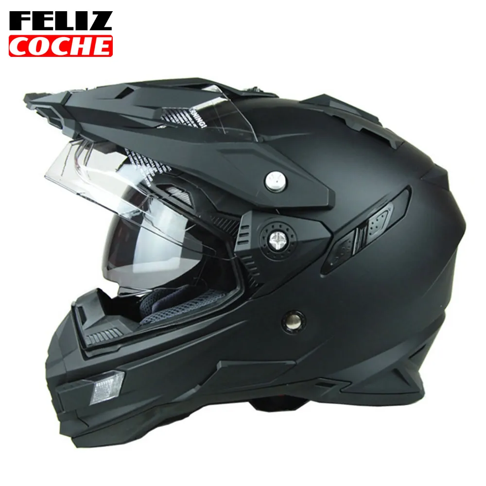 Motorcycle Helmet Motocross Full Face Headwear Protective Gear Racing Off-road