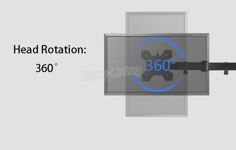 Настольный держатель для монитора MD6401 с поворотом на 360 градусов 10 27 дюймов|led