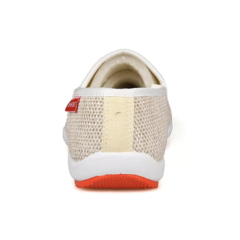 FONIRRA Men Casual Shoes 2019 Summer Breathable Hemp Men Shoes Concise Soft Casual Flat Fashion Men's Loafers Shoes 184