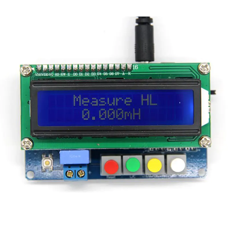 LC100-A метр Цифровой индуктивно-емкостный L/C испытательная плата модуль конденсаторы инструмент