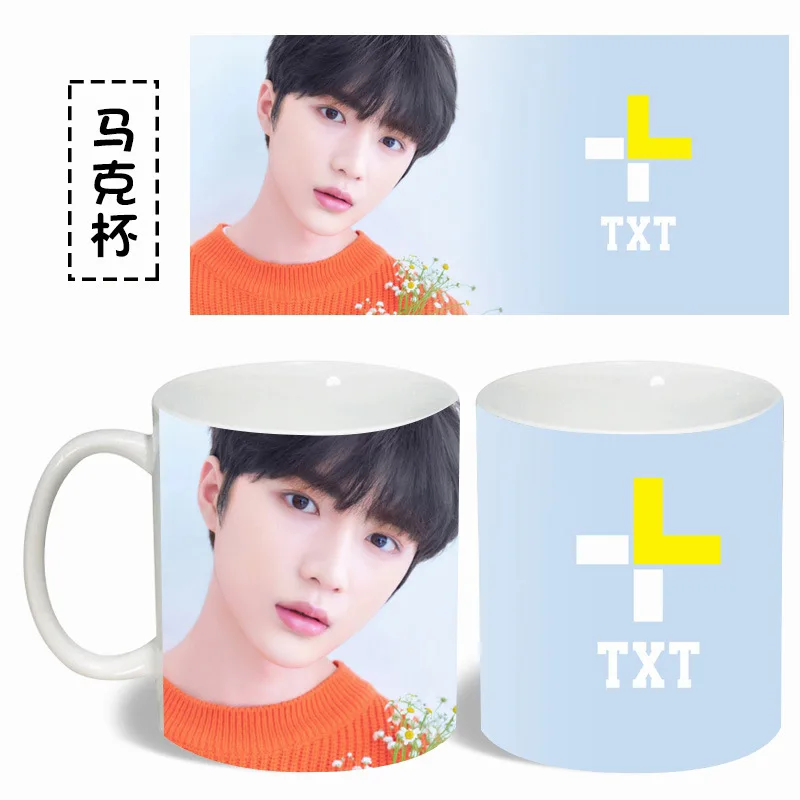[MYKPOP]TXT кружка для кофе воды молоко керамическая чашка креативная коллекция KPOP