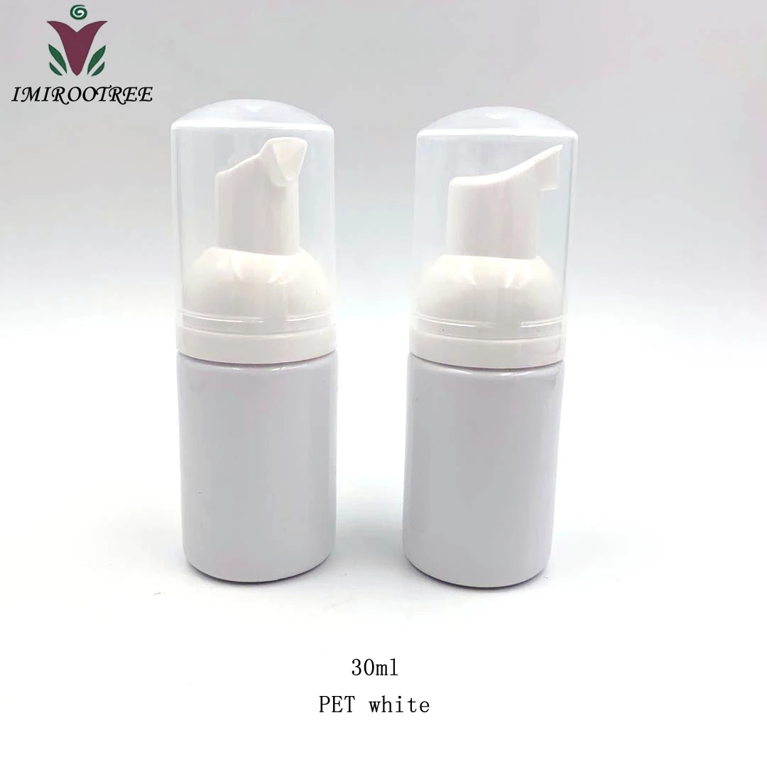 E-packet 30 мл бутылка для вспенивания, 1 унция бутылки для вспенивания, HDPE бутылка для вспенивания ПЭТ - Цвет: PET white