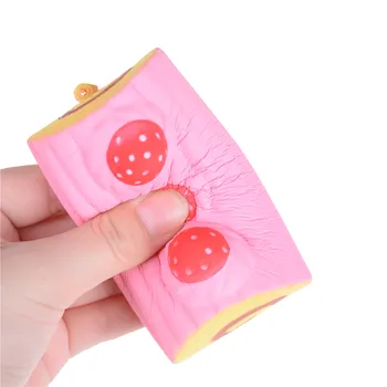 

Squishy Simulation Strawberry Cake Cat Hamburger Cute Dog Slow Rising Toy Kids Novelty Toy