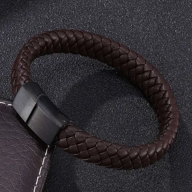 Bracelet Magnétique Santé Cuir