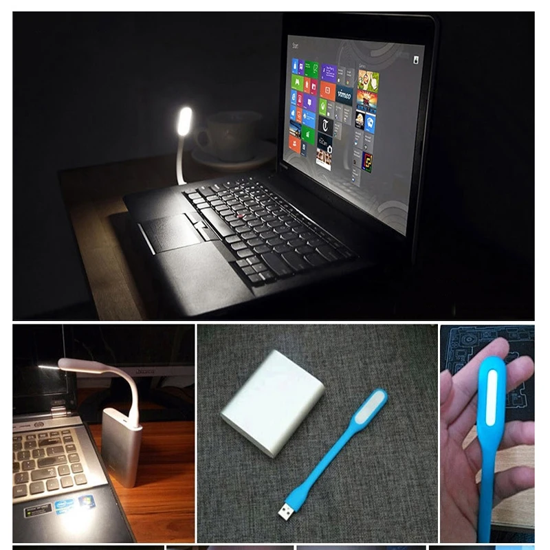 Гибкий USB LED Свет Портативный USB супер яркий светодиодный свет для мобильного питания компьютер ноутбук, настольный компьютер