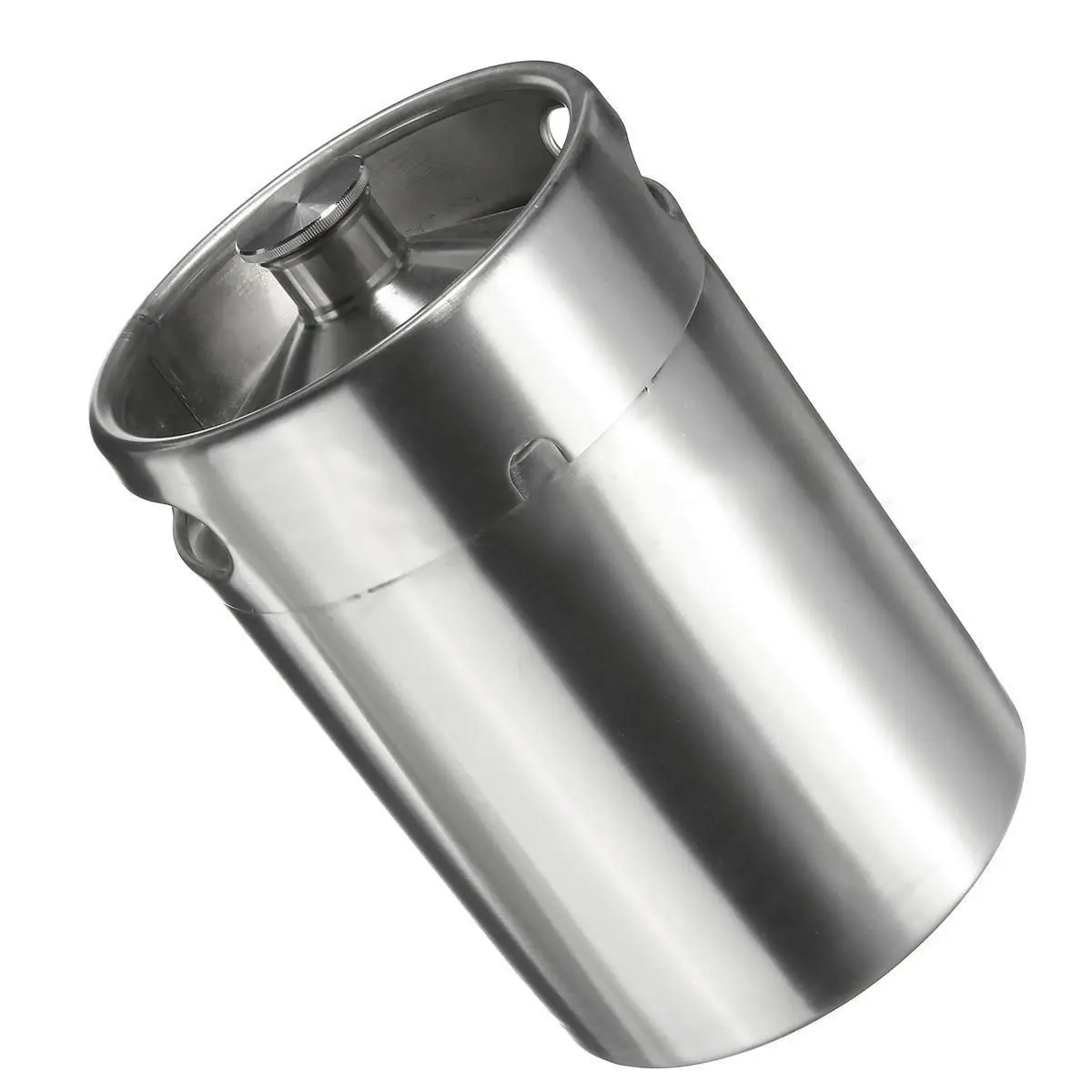 

HIHG QUALITY 5L Stainless Steel Homebrew Mini Keg 170oz Beer Growler Mini Beer Barrel Holds Beer Tools