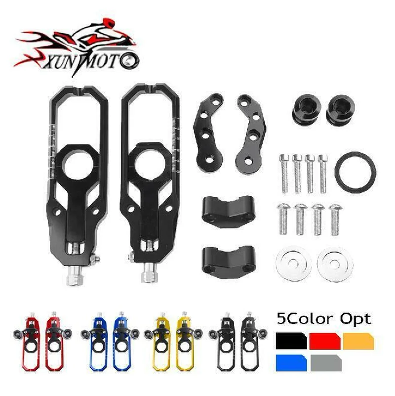 Motorcycle Parts Chain Adjusters Tensioner Catena w/ Spool For Yamaha