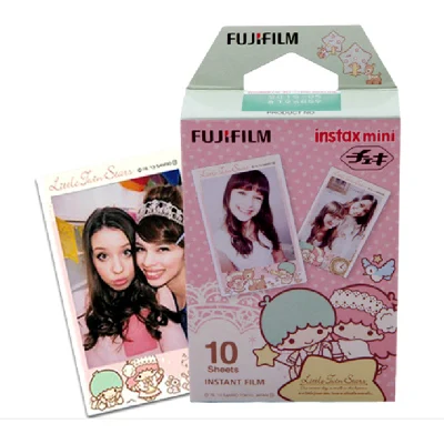 Настоящие маленькие Две звезды Fujifilm Instax Mini 8 пленка Fuji мгновенные пленки бумага для 8 50 s 7 s 90 25 Share SP-1 мини мгновенная камера