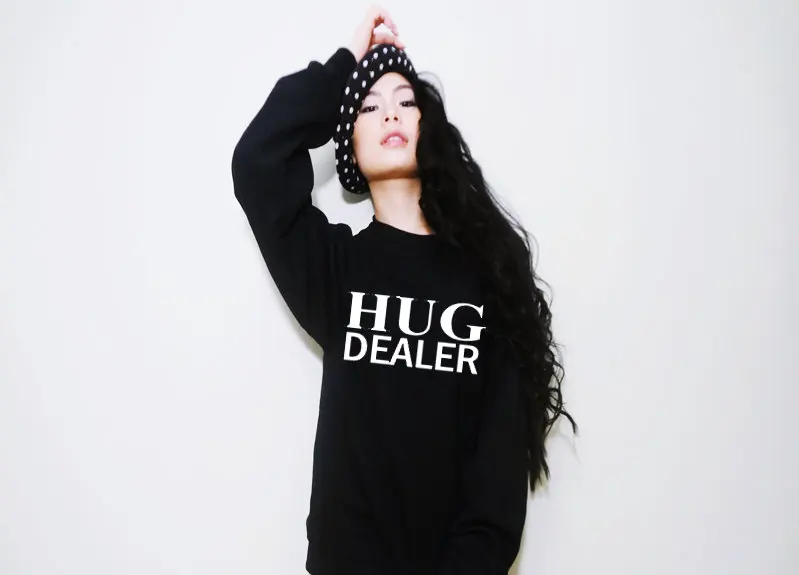 Hug Dealer Shirt Unisex Sweatshirt Shirts Funny Graphic Print Tumblr Hipster pullovers top | Женская одежда