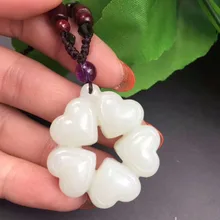 Изысканный и tian Yu Jixiang пятисердечный кулон