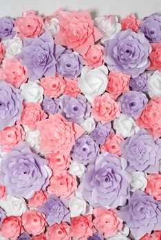 

Floral Flowers Custom Wedding Tapestry Photo Backdrop Wall Decoration Banner Bridal Shower XT-5452