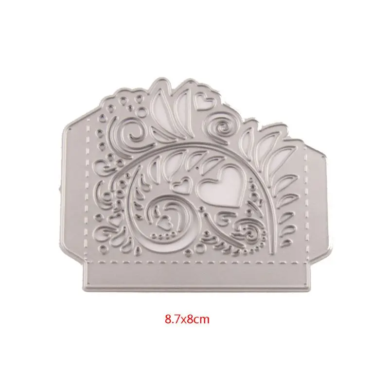 

Heart Flower Metal Cutting Dies Stencil DIY Scrapbooking Album Stamp Paper Card Embossing Crafts Decor N152