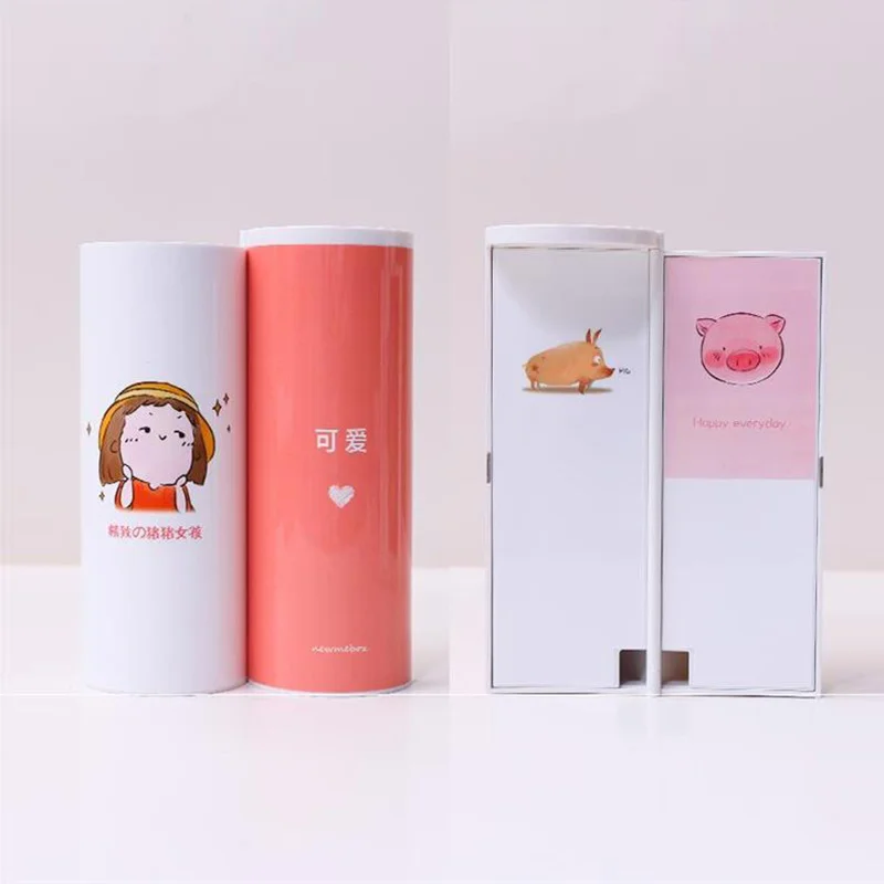 Многофункциональный большой пенал прозрачный Kawaii емкости школьные
