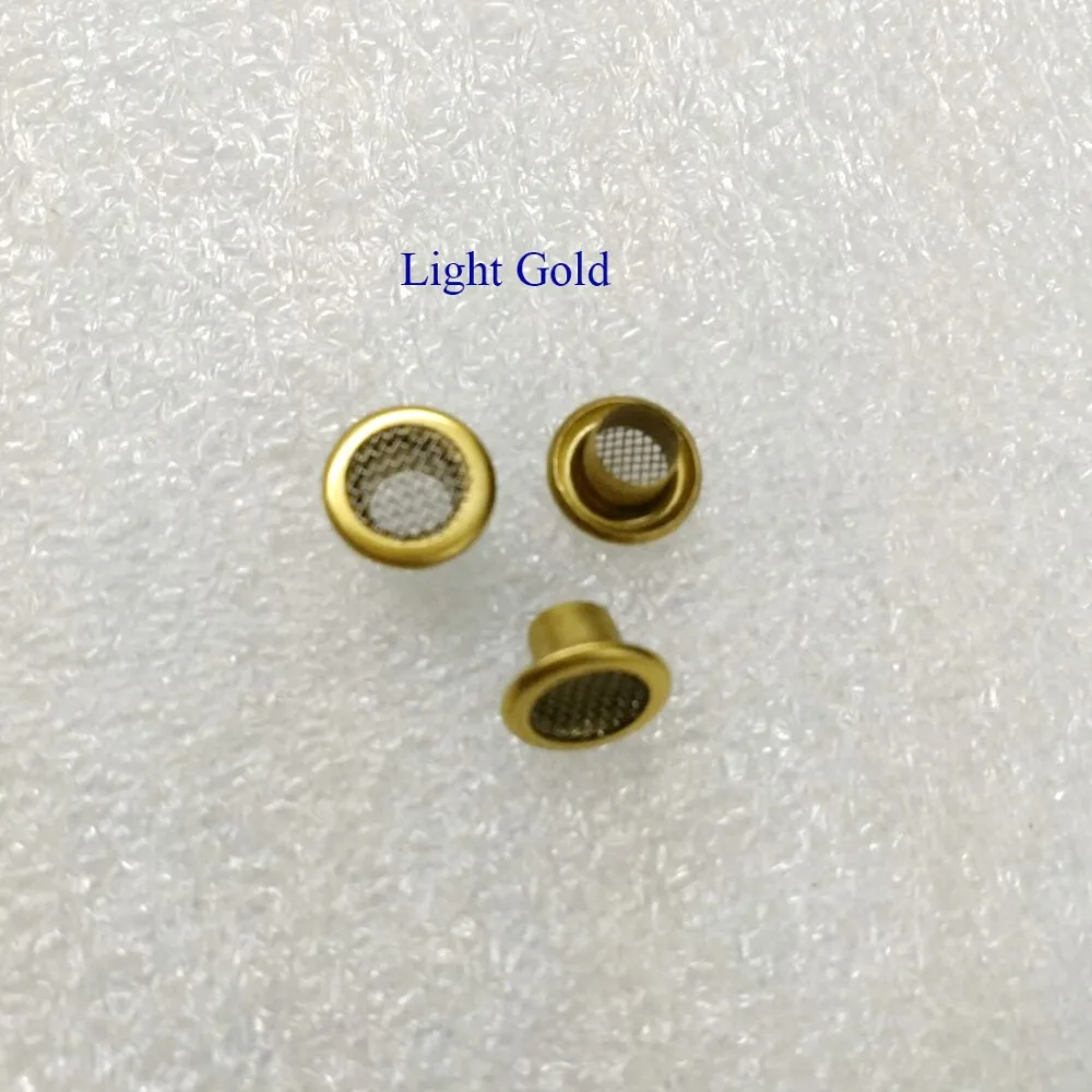 Metal Brass Mesh Eyelets Washer 100sets/Lot 10mm Metal Grommet Light Gold/Black Nickle/Matte Black Color