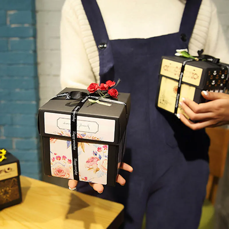 

Birthday Surprise Box Creative Gift Manual DIY Agency Birthday Present Surprise Explosion Box Commemoration Business Gift