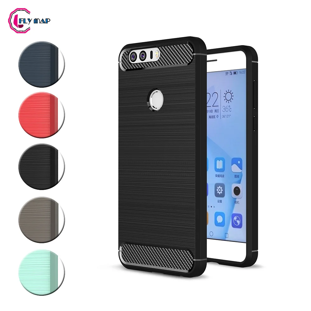 

TPU Case for Huawei Honor 8 FRD-L09 FRD-L19 Soft Silicone Carbon Fibe Case Mobile Phone Cover for Huawei Honor8 FRD-AL10 Coque