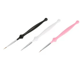 

by dhl or ems 200sets 3pcs/set Nail Liner Brush Set 7mm 9mm 11mm Gourd Handle Painting UV Gel Acrylic Manicure Nail Art Tool new