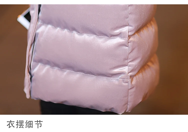 Одежда из хлопка, женская зимняя коллекция года, новая Корейская версия толстого хлопкового пальто, зимнее длинное пальто из золотого бархата и хлопка