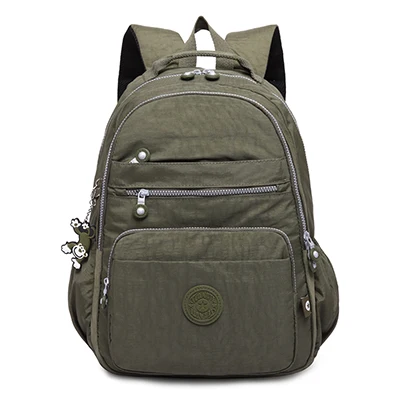 TEGAOTE школьный рюкзак для девочек-подростков Mochila, рюкзак, сумки на плечо, женский рюкзак, водонепроницаемый рюкзак для путешествий, Женский брендовый рюкзак - Цвет: army green