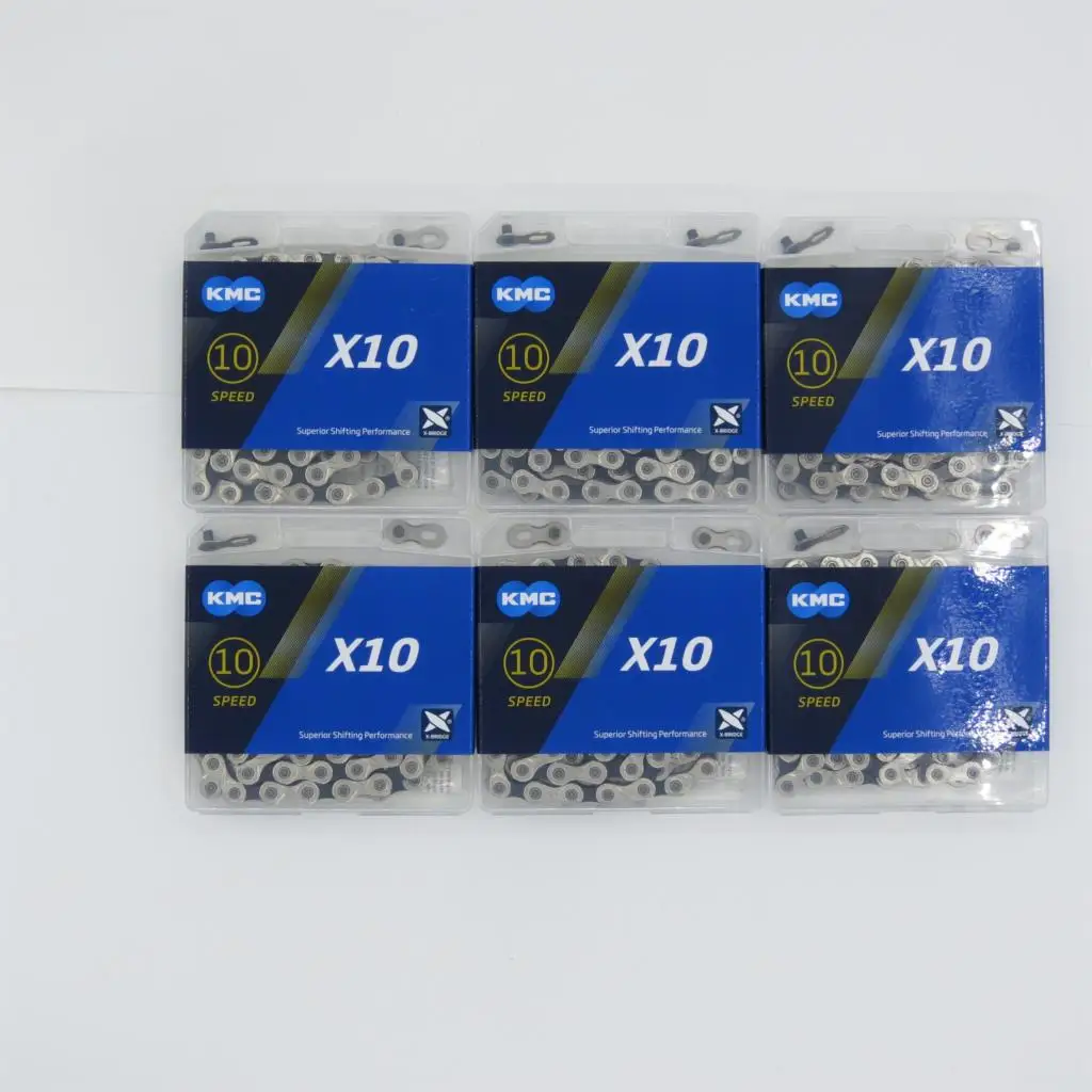 

KMC X10 X10.93 MTB Road Bike Chain 116L 10 Speed Bicycle Chain Magic Button Mountain With Original box for Shimano/SRAM