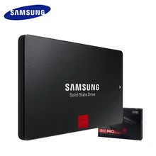 SAMSUNG SSD 860 PRO 256 ГБ 512 ГБ 1 ТБ Внутренний твердотельный диск SATAIII SATA3 2,5 дюймов ноутбук Настольный ПК HDD MLC