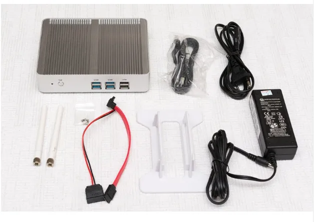 Безвентиляторный Nuc Core i5 7200U i3 7100U DDR3L память Мини ПК Linux ОС Windows 10 Графика HD 620/520 4 к