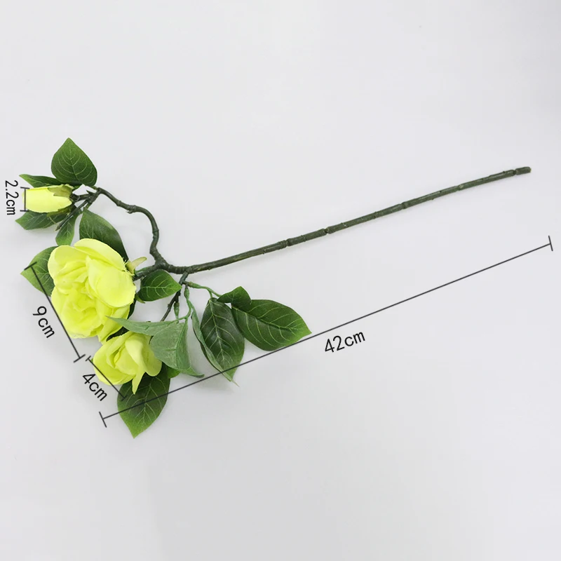 JAROWN Home Flowers Decoration Gardenia Camellia Simulation Flower Wholesale Artificial Flowers Wedding Home Decoration Home