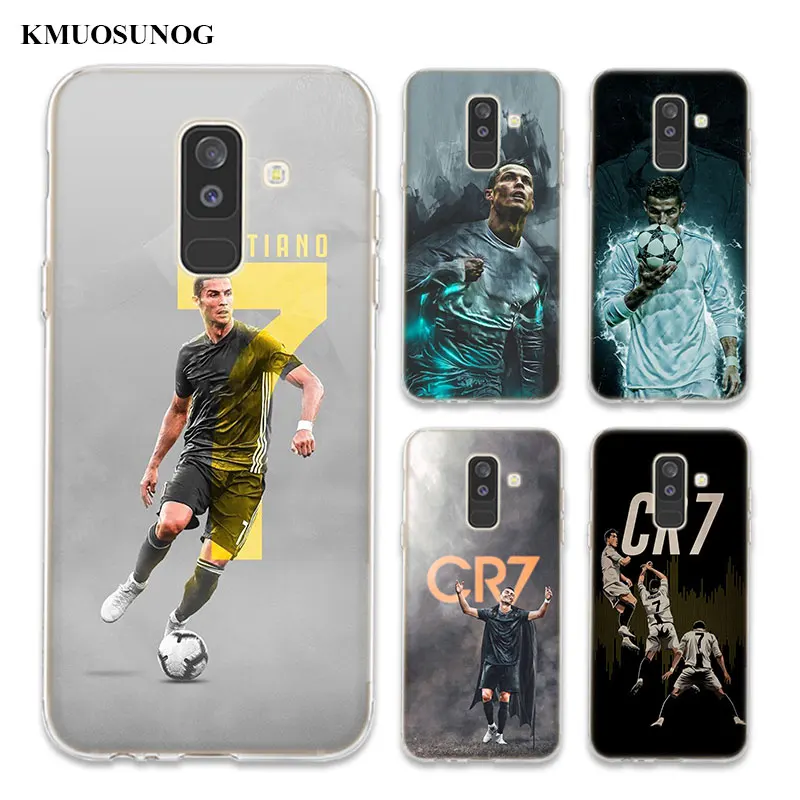 

Transparent Soft Silicone Phone Case Cristiano Ronaldo For Samsung Galaxy A6 A6+ A9 A8 Star A8+ A7 A5 A3 Plus 2018 2016
