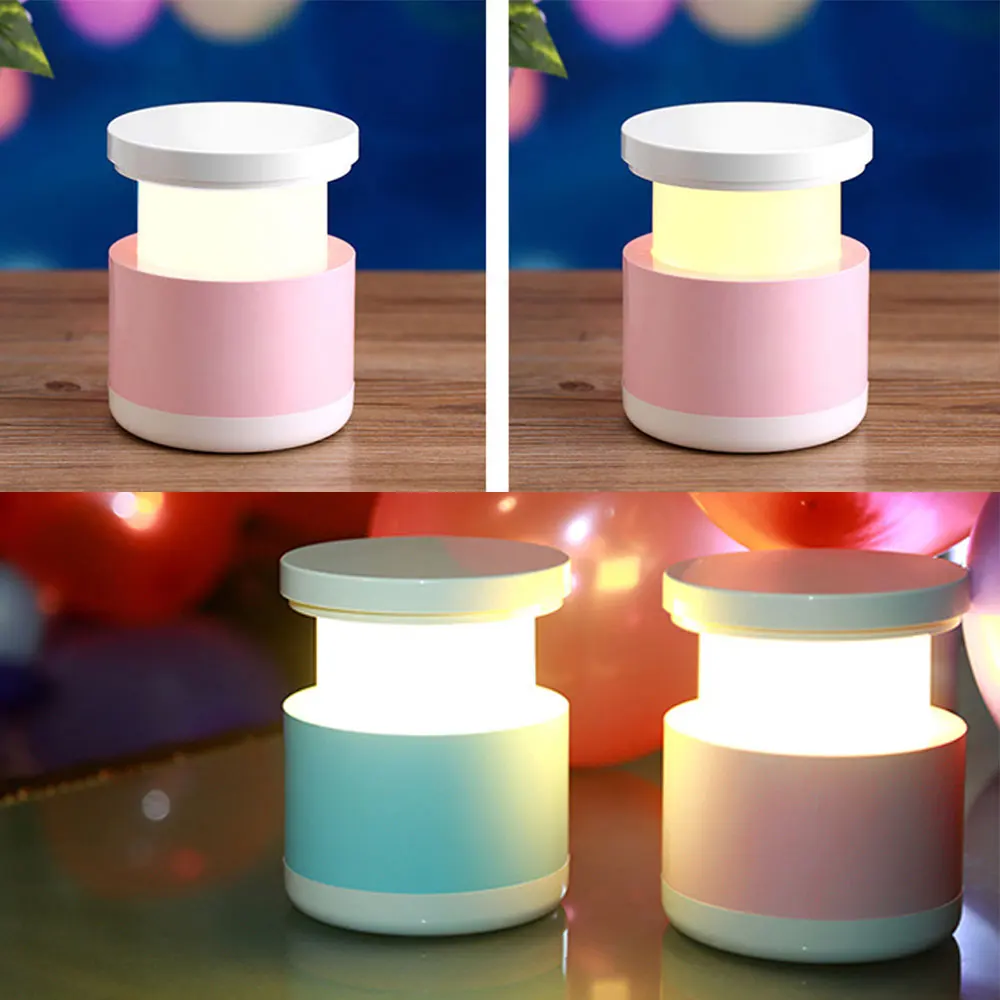 Creative Telescopic Night Light LED USB Power Mini Table Lamp for Bedroom Baby Sleeping Lamp Protable Night Lamp for Bedside