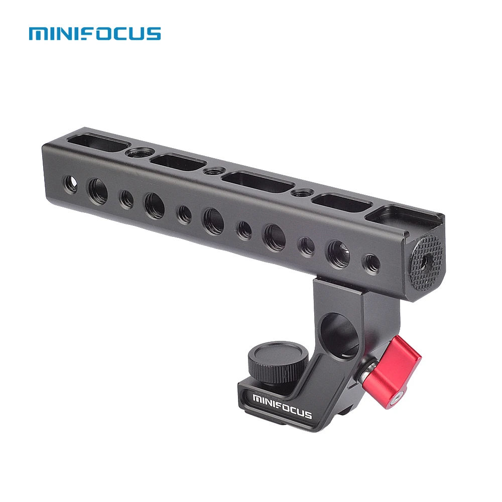 

DSLR Camera Top Handle Grip Cold Shoe Mount Universal Cheese Handgrip with15mm Rod Clamp for Sony Nikon Canon Pentax