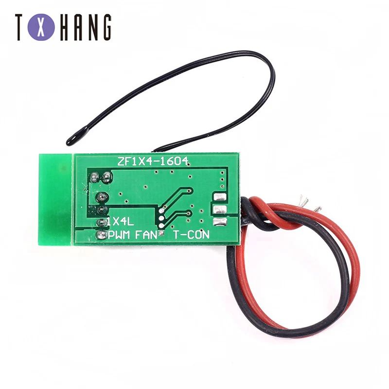 

DC12V PWM 4-Wire Fan Temperature Speed Controller with Temperature probe