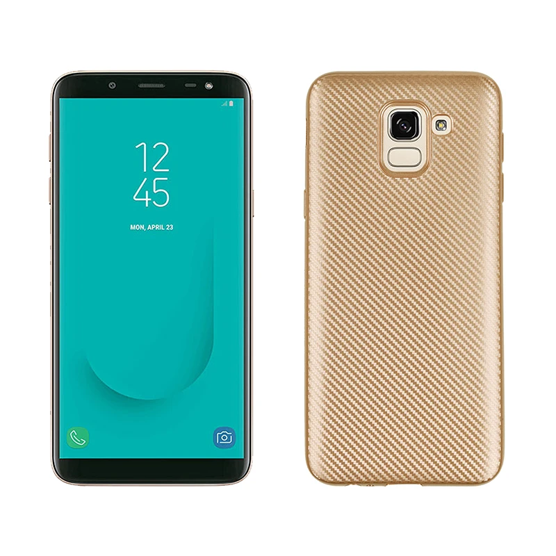 carbon fiber silicone cases samsung galaxy j6 2018 (6)