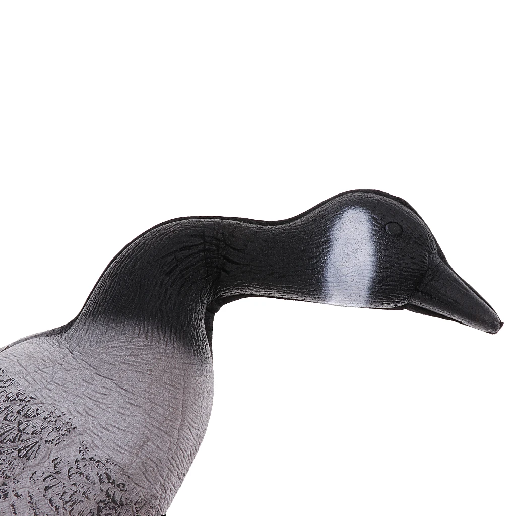 Durable Lifelike EVA Simulation Bait Goose Hunting Decoy Lawn Ornaments Eating Goose for Camping Hunting Tactical Accessories