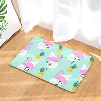 

CAMMITEVER Pink Candy Flamingo Living Room Rug Sofa Coffee Table Mat Bedroom Rectangular Mats