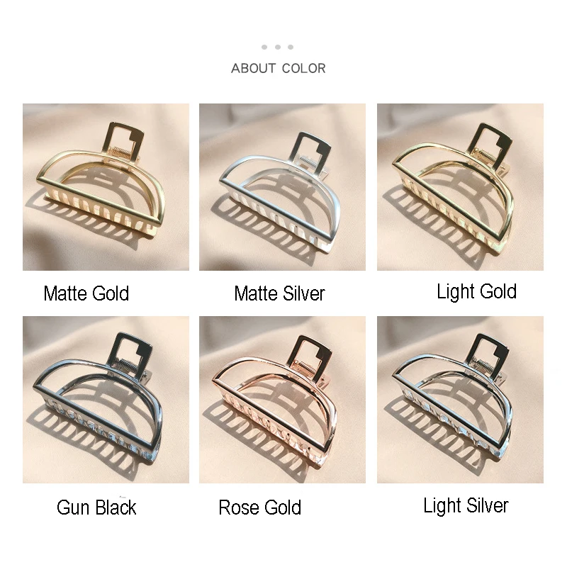 

DANZE New Arrivals Trendy Women Ladies Large Hair Claw Clamps Small Hair Clip Butterfly Claws Clamps Accessories For Wholesale