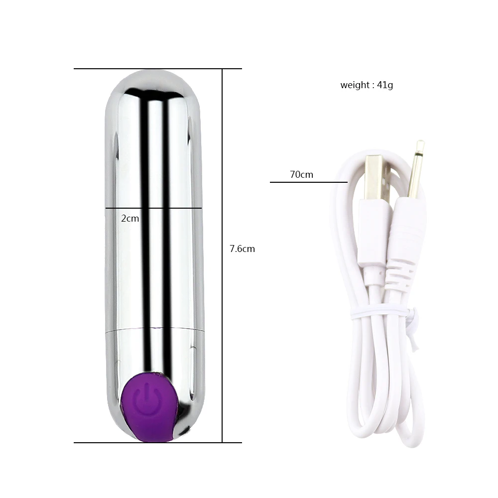 Mini Bullet Vibrator G-Spot Clitoris Stimulator Sex Toys for Woman USB Rechargeable Female Vagina Masturbator