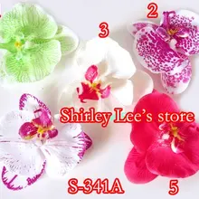 Специальное предложение! 200 X шелковая Орхидея цветок голова свадебное украшение ручной работы микс 5 цветов