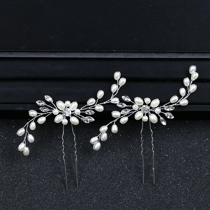 Pearl Hair Pins  (3)