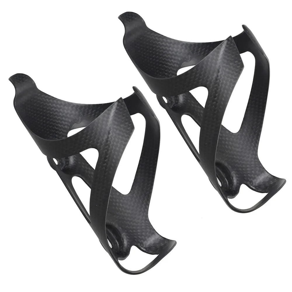 Matt 2pcs Полностью углеродное волокно бутылка для воды клетка MTB/дорожный велосипед botellero carbono держатель для бутылки велосипедный велосипед держатель бутылки для велосипеда - Цвет: Matt 2pcs